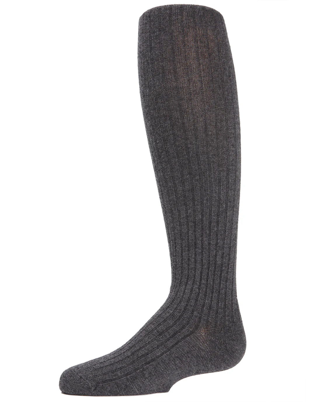 Memoi Infant Classic Ribbed Cotton Blend Opaque Tights MK-302B