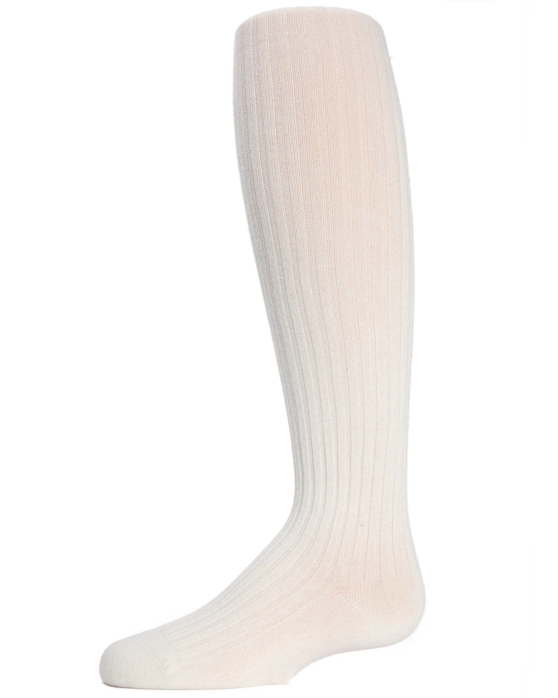 Memoi Infant Classic Ribbed Cotton Blend Opaque Tights MK-302B