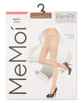 Memoi Half & Half Silky Sheer Pantyhose - MM-313