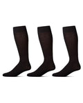 Memoi Flat Knit 3 Pair Pack Men's Socks MM 451