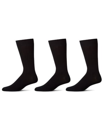 Memoi Bamboo Men's Ribbed pair Pack Socks MM 460
