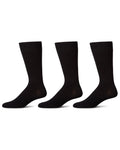 Memoi Bamboo Men's Flat Knit 3 Pair Pack Socks MM 461