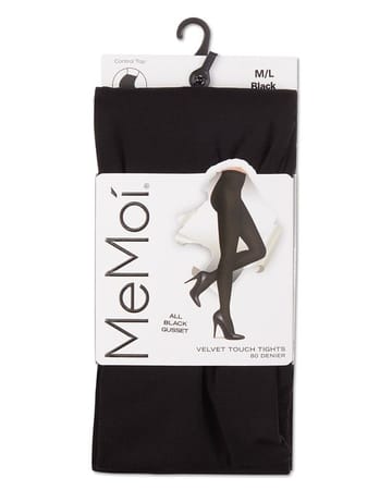 Memoi Velvet Touch Control Top 80 Denier Tights MO - 313