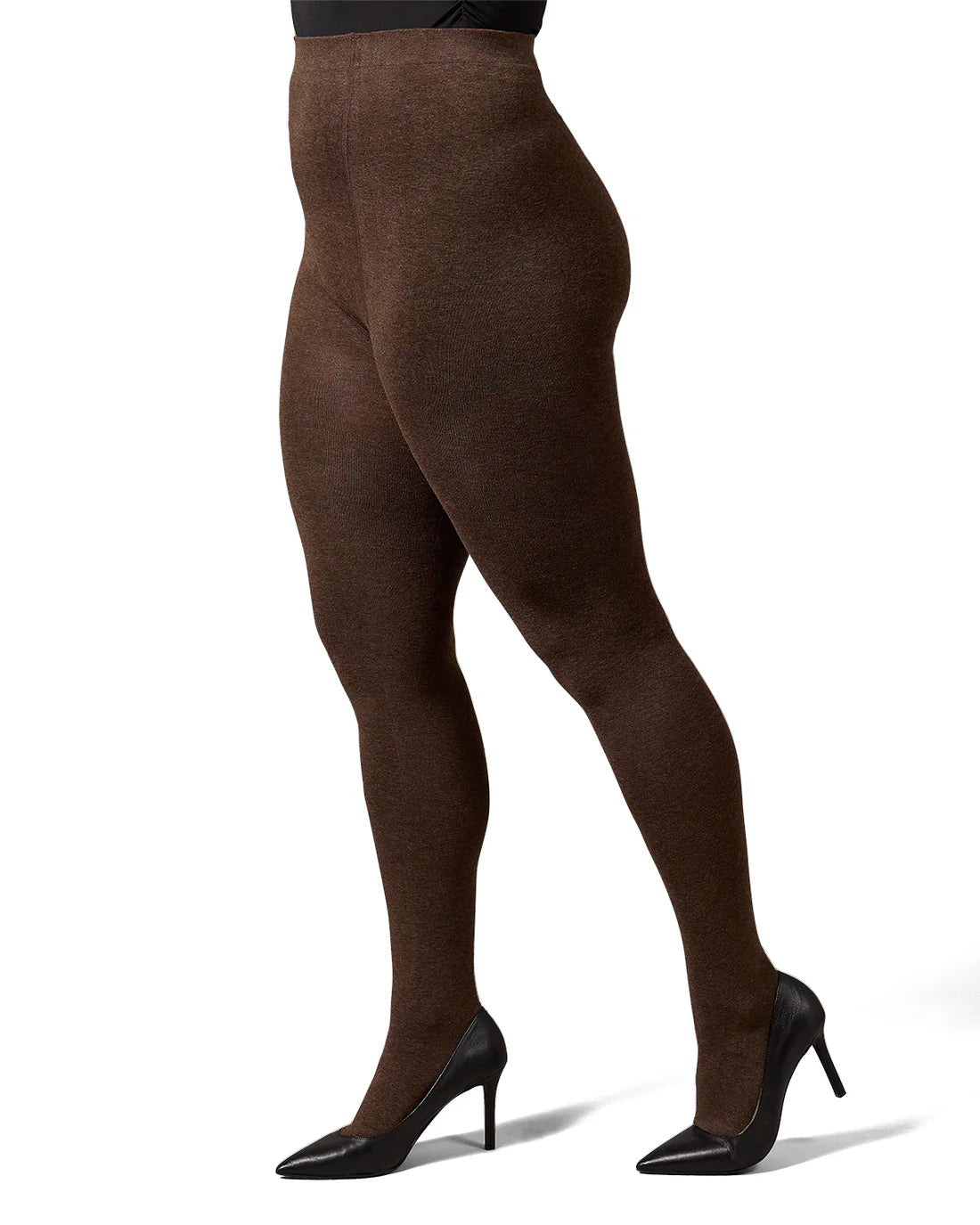 Memoi Womens Brooklyn Flat Knit Cotton Blend Sweater Tights - Mo-325