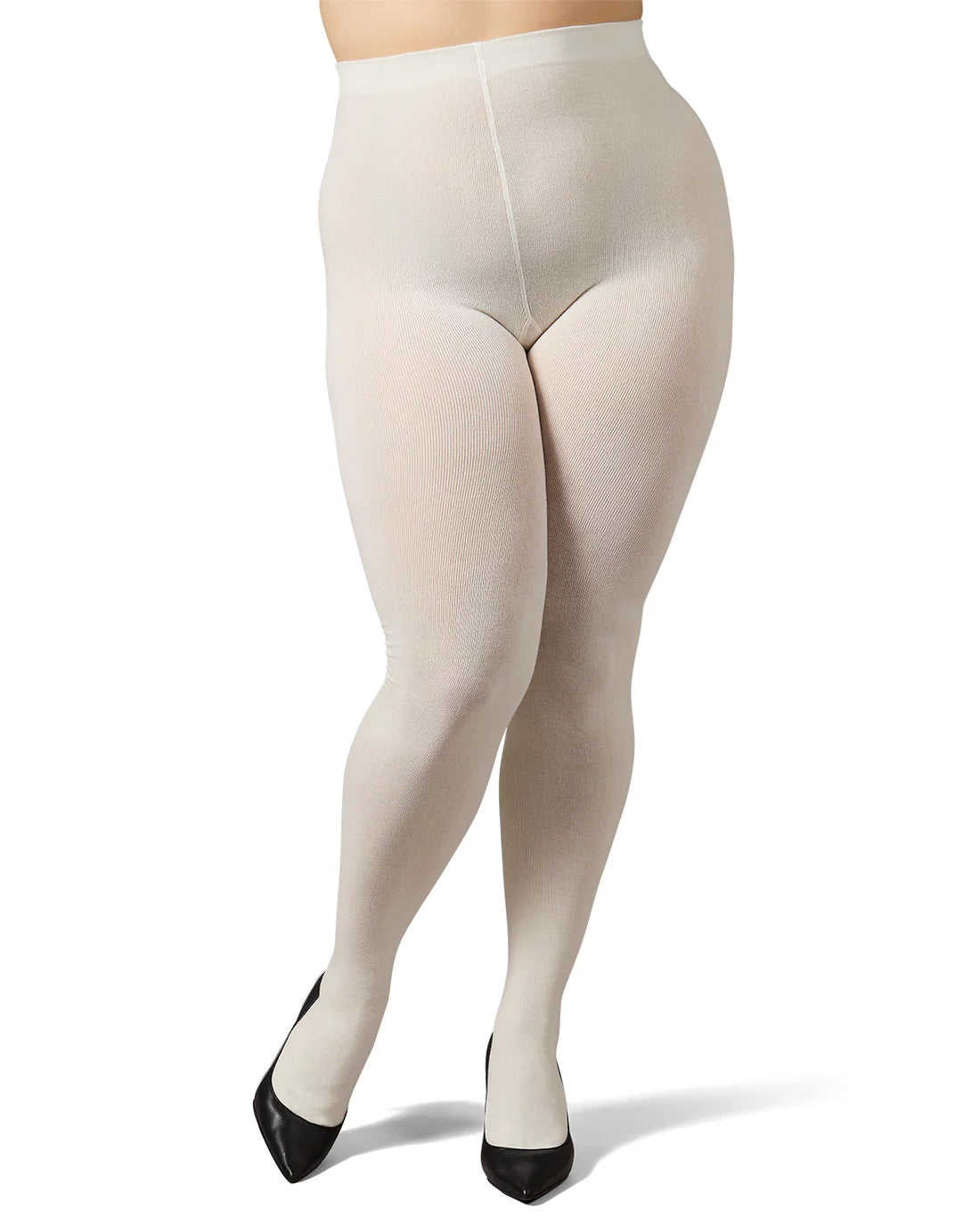 Memoi Womens Brooklyn Flat Knit Cotton Blend Sweater Tights - Mo-325