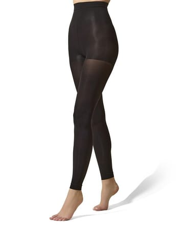 Memoi Completely Opaque Control Top Footless Tights MO - 343