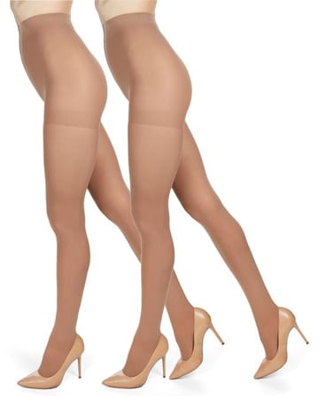 Memoi Womens Microfiber Opaque Control Top Tights - Mo-646