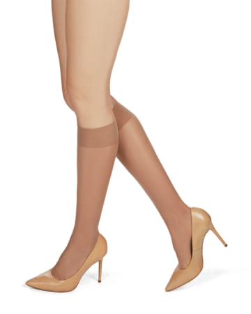 Memoi Completely Opaque Knee High MS 737