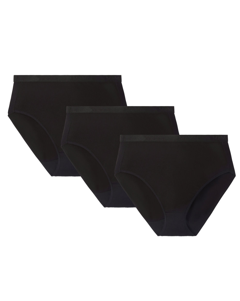 Memoi Ribbed Briefs 3 Pair Pack MU -1012