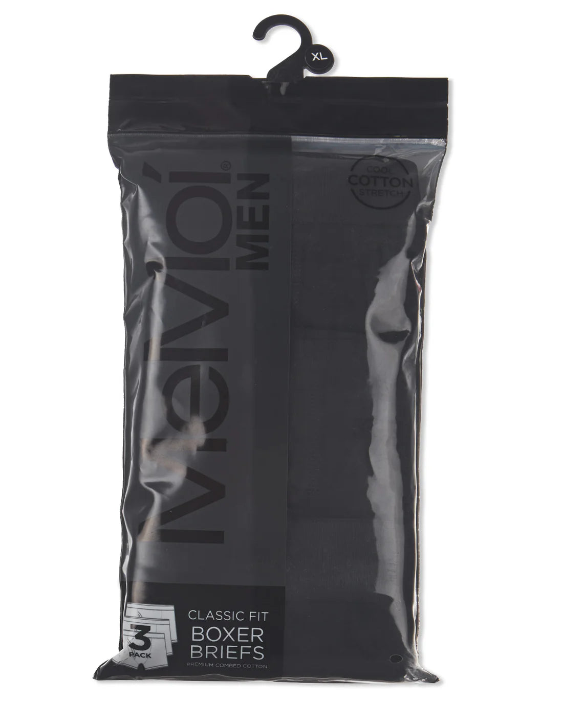 Memoi Mens 3 Pair Pack Boxer Briefs MU 8400