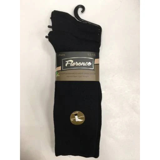 Men's Bamboo Flat Socks 3 Pair Pk Style # 192
