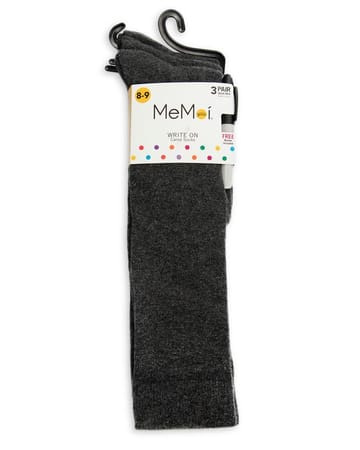 Memoi Girls Write-on Camp Socks with Marker 3 Pack - Promo 710