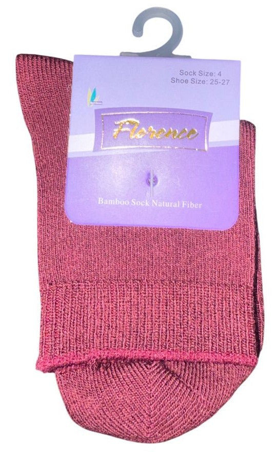 Florence Bamboo Cotton Crew Sock Style -179