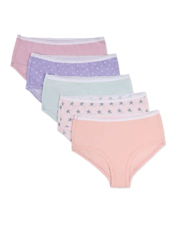 Spot On Be A Star 5 Pair Pack Girls Panties SP 4002