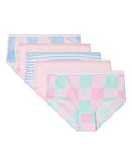 Memoi Patchwork Multi 5 Pair Pack Girls Panties SP 4006