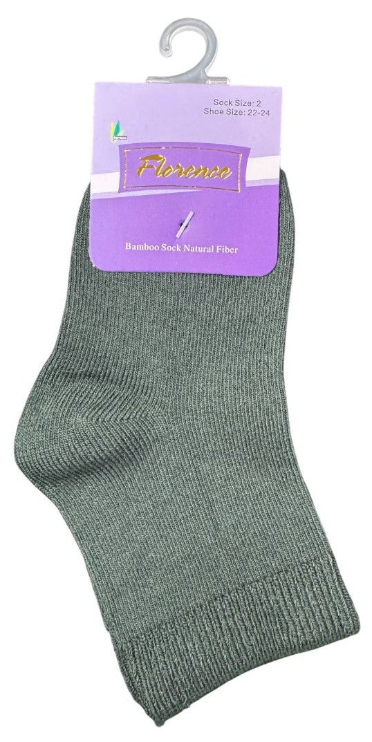 Florence Bamboo Cotton Crew Sock Style -179