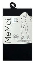 Memoi Microfiber Opaque Non-Control Top 2Pair Pack Tights MO - 645