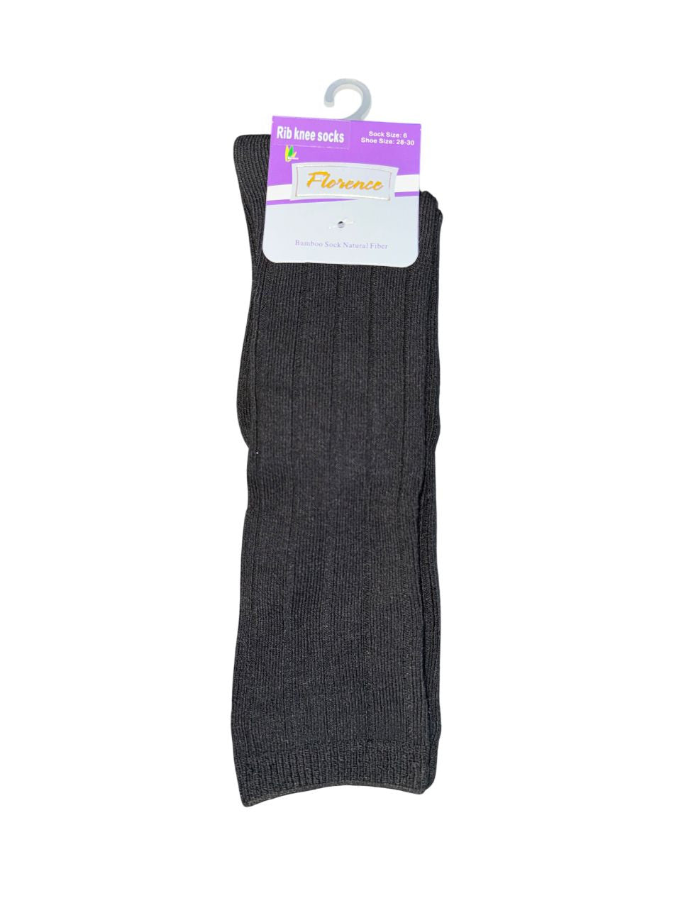 Florence Bamboo Rib Knee Socks - 375