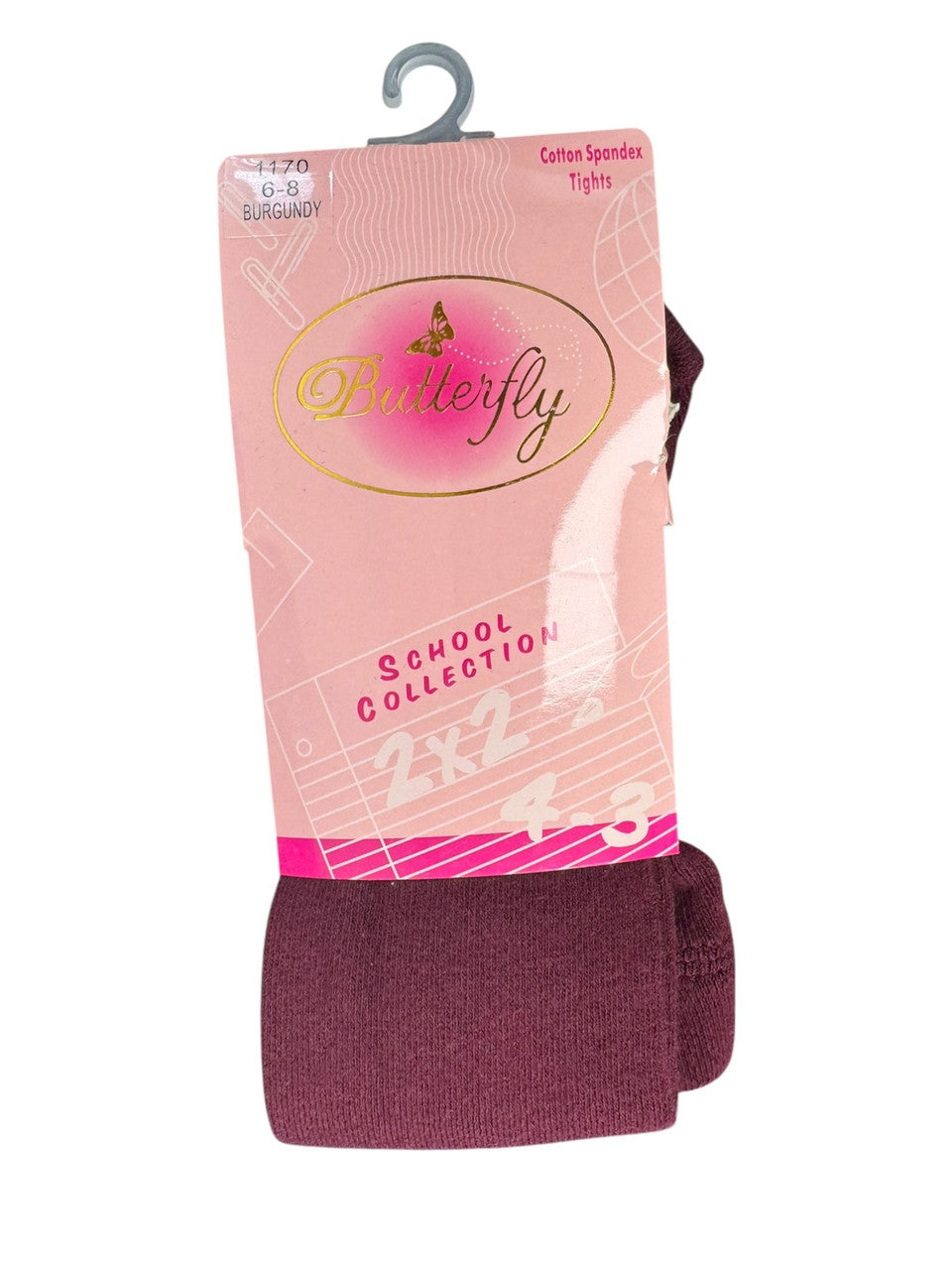 Butterfly Infant Flat Cotton Knit Tights - 1170