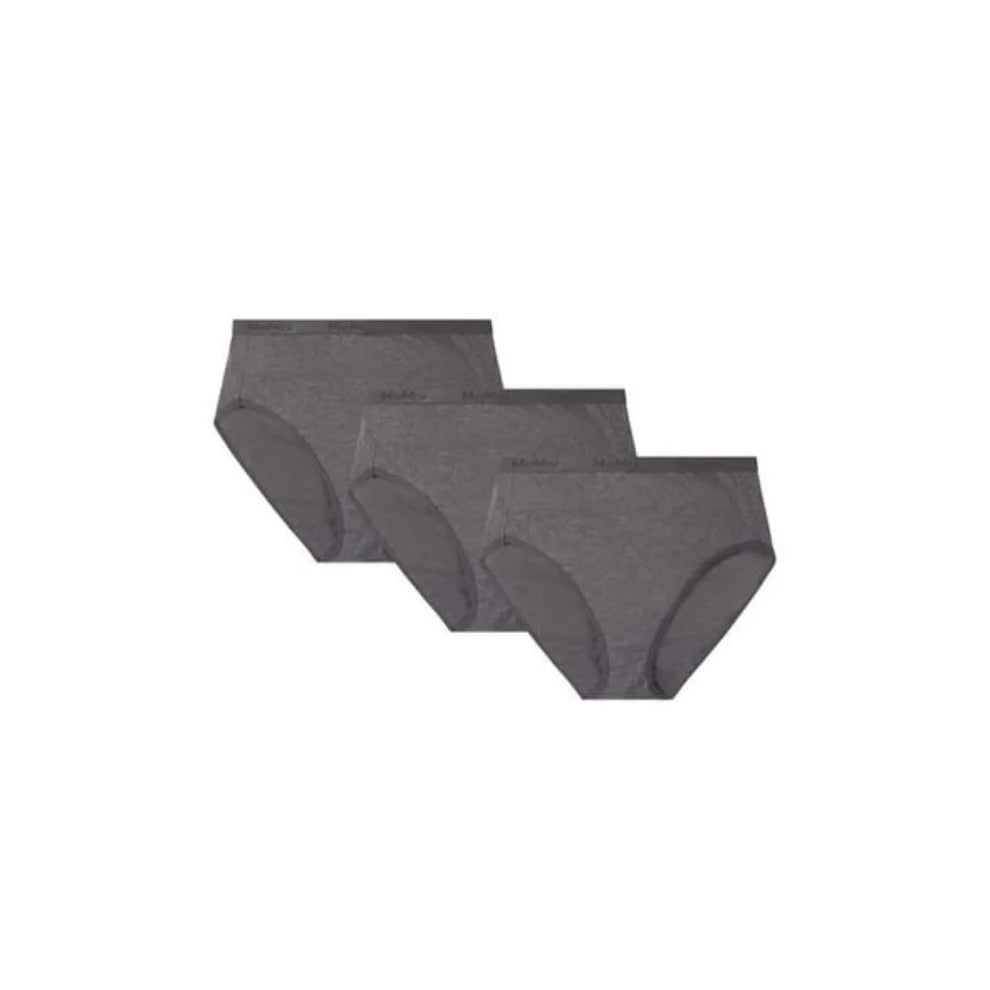 Memoi Ladies Combed Cotton Basic Brief Underwear 3-Pack MU - 1013