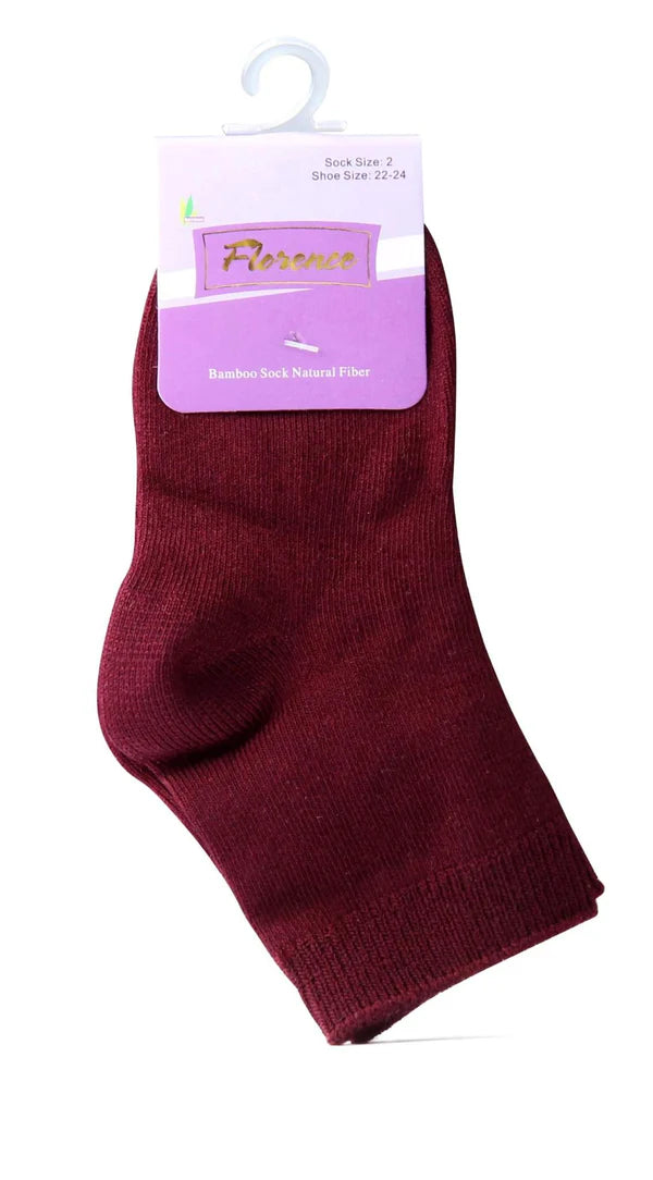 Florence Bamboo Cotton Crew Sock Style -179