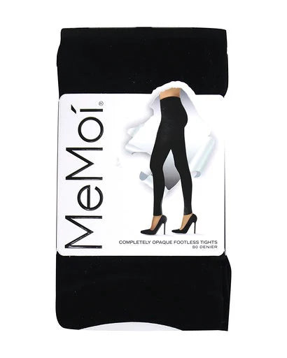 Memoi Completely Opaque Control Top Footless Tights MO - 343