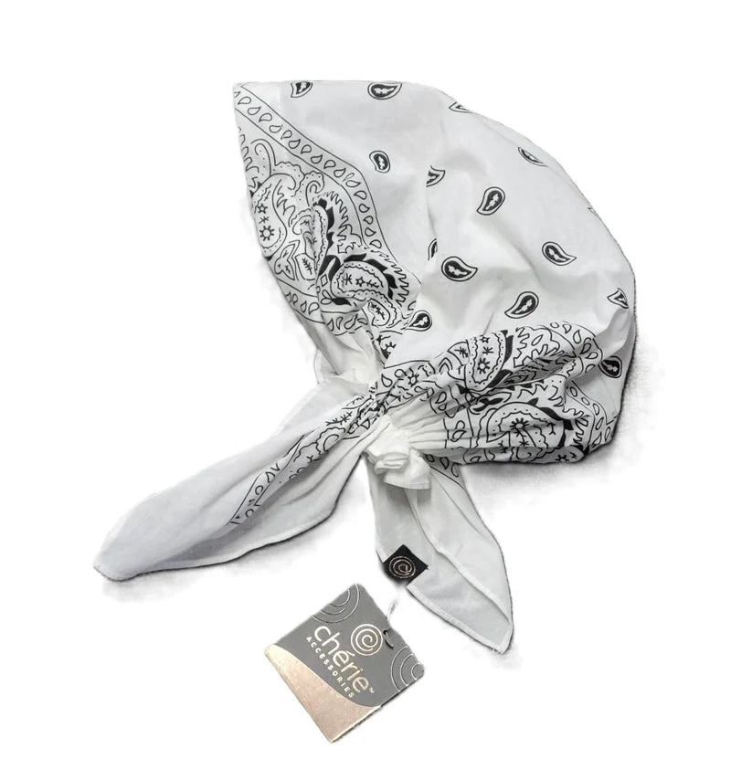Cherie Pretied Bandana Print